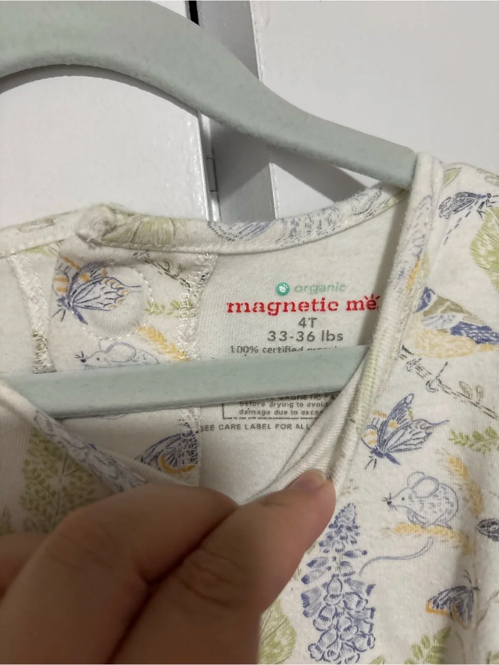 Magnetic Me floral dress birds butterfly 4T